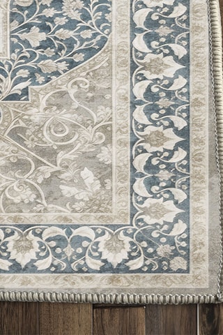 Tapis Kece-Fr10 - Bleu