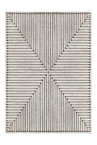 Tapis Kece-Fr55 - Blanc