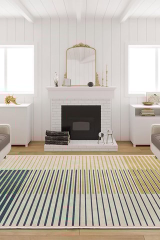 Tapis Kece-Fr59 - Jaune