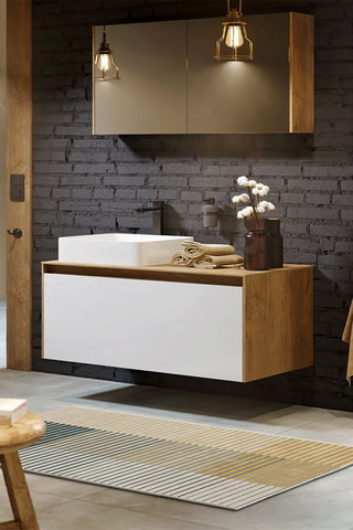 Tapis Kece-Fr59 - Jaune