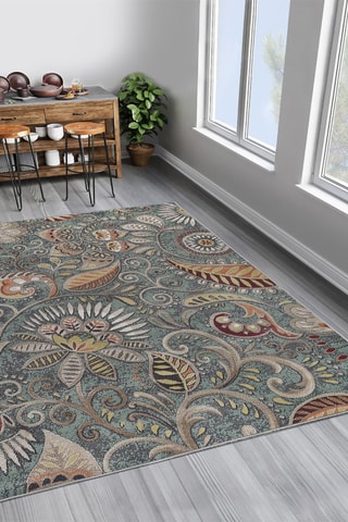 Tapis Woopamuk244 - Bleu