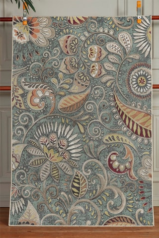 Tapis Woopamuk244 - Bleu