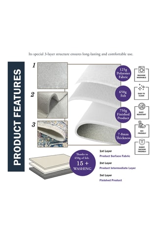 Tapis Woopamuk271 - Gris