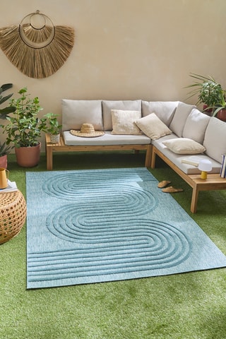 Tapis Santorini 987 - Turquoise - 240 x 340 cm