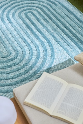 Tapis Santorini 987 - Turquoise - 240 x 340 cm