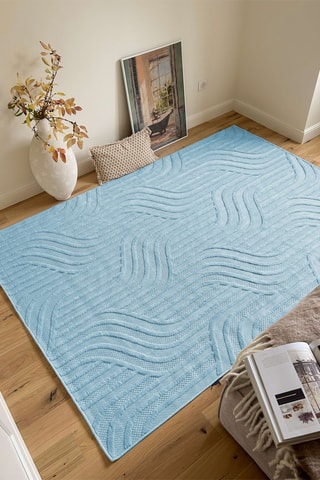 Tapis Santorini 989 - Turquoise - 240 x 340 cm