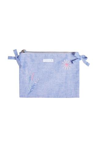 Pochette en lin My Lingerieag - Ciel