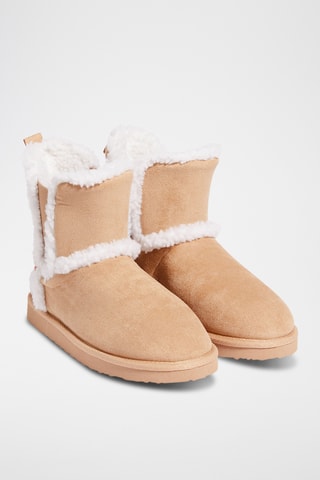 Chaussons  - A Very Corgi Christm -  Beige