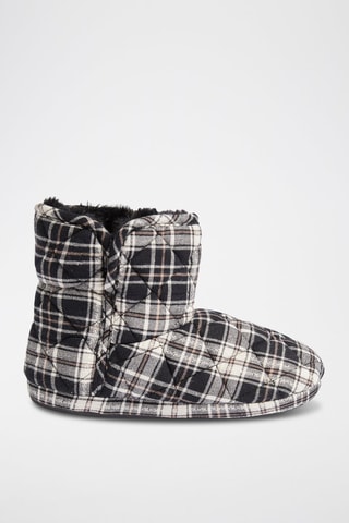 Pantoufles montantes fourrées Mark - Noir