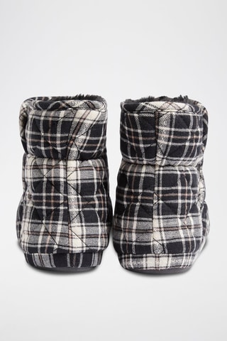 Pantoufles montantes fourrées Mark - Noir