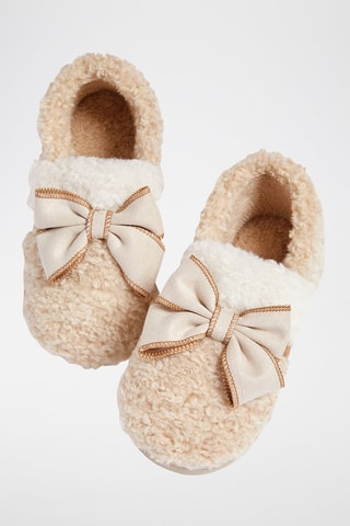 Pantoufles Gloria - Ecru