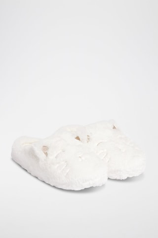 Pantoufles Lovy - Ecru