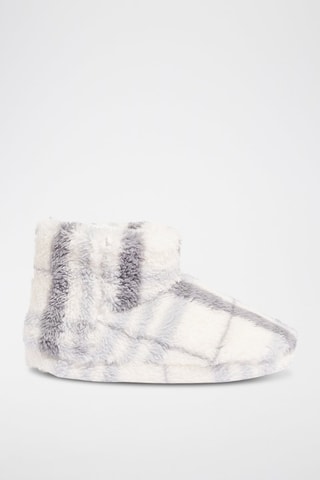 Pantoufles montantes fourrées Gemmy - Gris