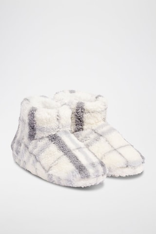 Pantoufles montantes fourrées Gemmy - Gris
