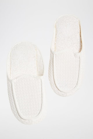 Pantoufles Abeille - Blanc