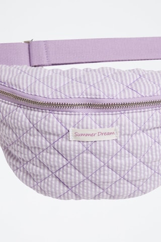 Sac banane Banana - Mauve et blanc