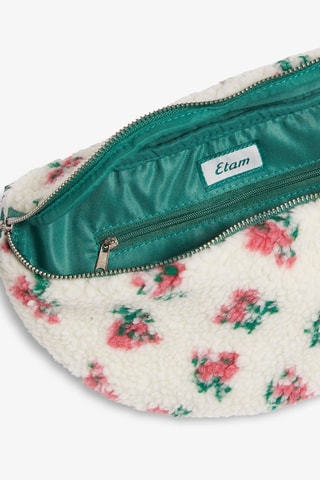 Sac banane Willencia - Ecru et vert foncé