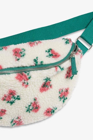 Sac banane Willencia - Ecru et vert foncé