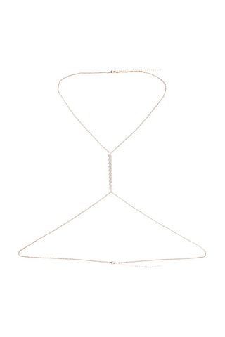 Chaîne de corps Bride - Doré et écru