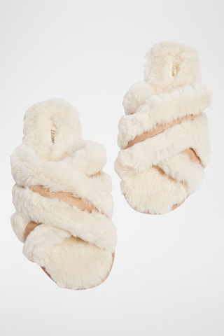 Pantoufles  - Be Loved -  Écru