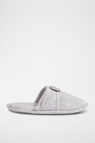 Pantoufles  - Essentiels Chic -  Gris