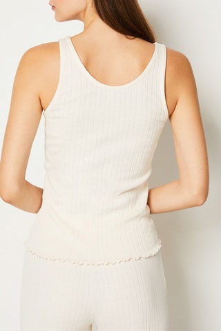 Débardeur de pyjama Lucile - Blanc