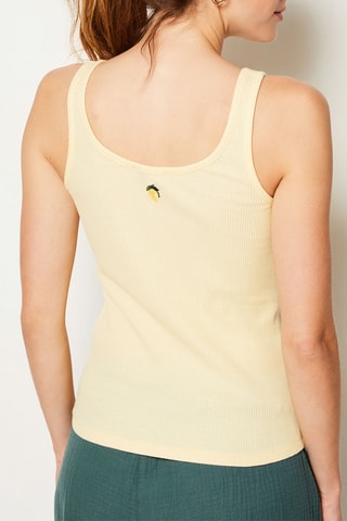 Débardeur Citrus Garden -  Jaune pâle