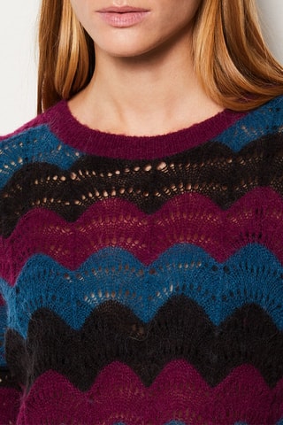 Pull en laine et alpaga Florinda - Bordeaux