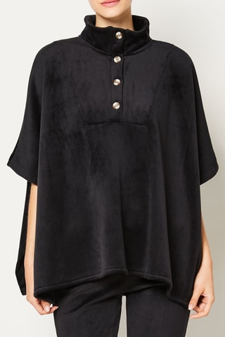 Cape en velours Pijy - Noir