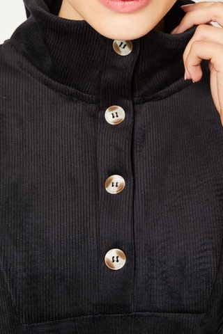 Cape en velours Pijy - Noir