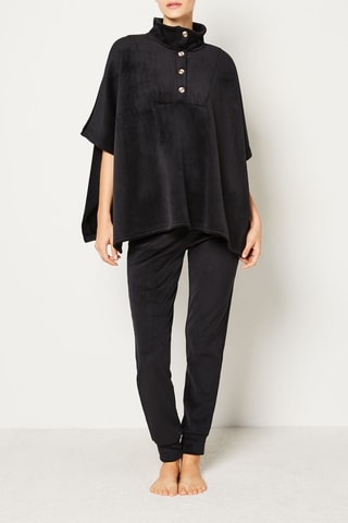 Cape en velours Pijy - Noir