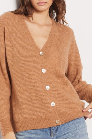 Gilet en laine et alpaga - Camel