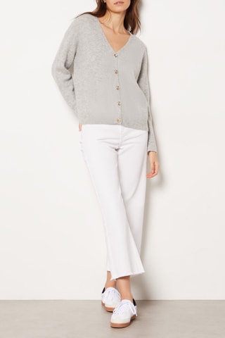 Gilet en laine et alpaga - Gris