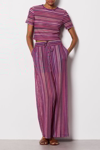 Pantalon - Violet et rose