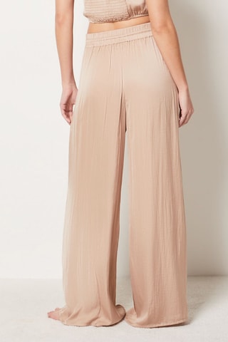 Pantalon taille haute - Beige