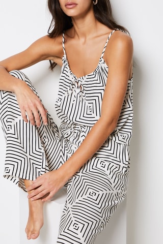 Pantalon taille haute Roza - Blanc