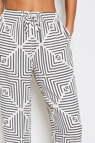 Pantalon taille haute Roza - Blanc