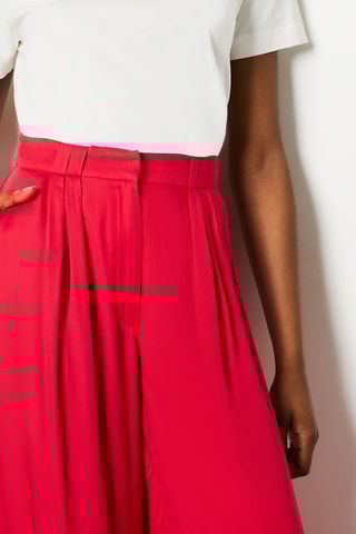 Pantalon taille haute Aiza - Rouge