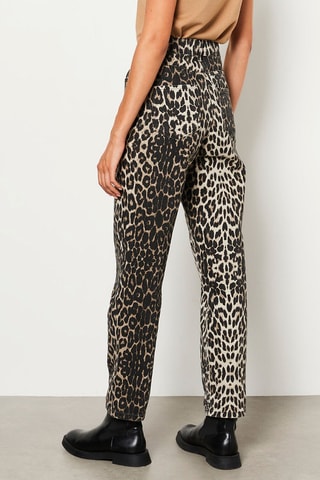 Pantalon taille haute Leonardo - Beige