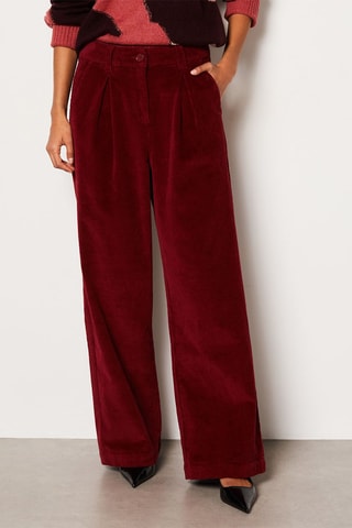 Pantalon en velours Mahe - Bordeaux