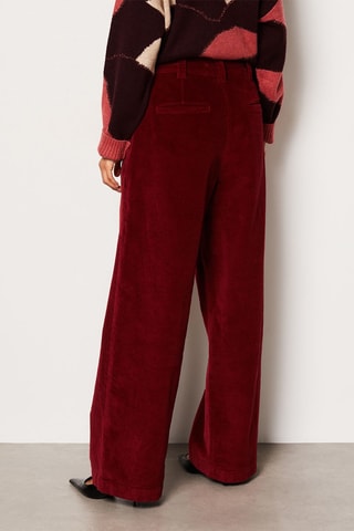 Pantalon en velours Mahe - Bordeaux