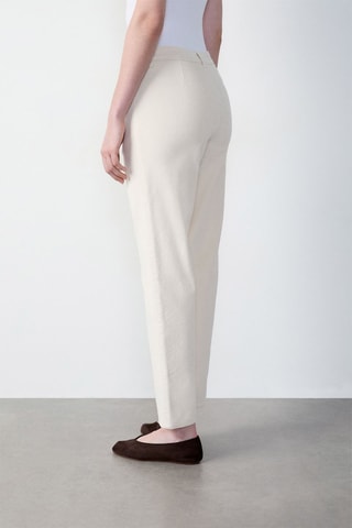 Pantalon en velours Enory - Blanc