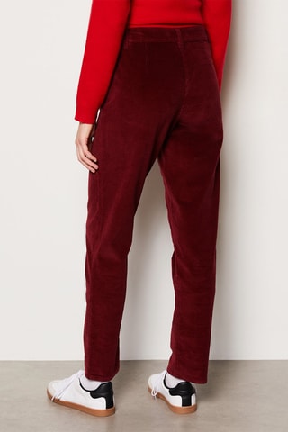 Pantalon en velours Enory - Bordeaux