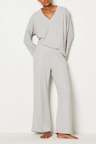 Pantalon Lussi - Gris clair chiné