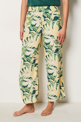 Pantalon - Vert et jaune - Etam