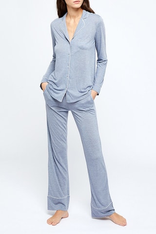 Pantalon droit Warm Day - Bleu marine