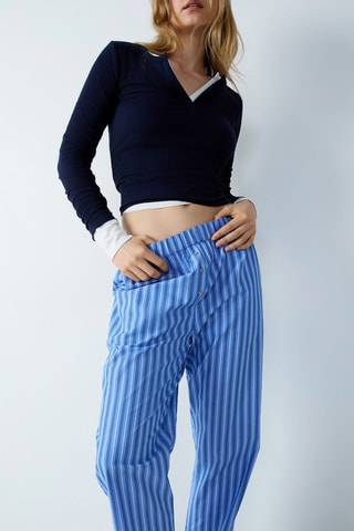 Pantalon Flocon - Ciel