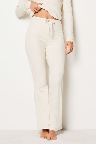 Pantalon taille haute Maura - Ecru