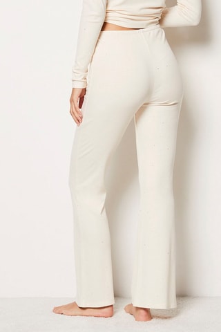 Pantalon taille haute Maura - Ecru