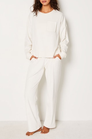 Pantalon en velours Polka - Ecru